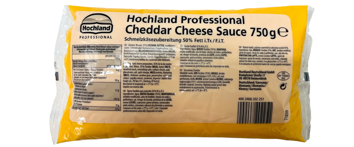 Sos de brânză Cheddar