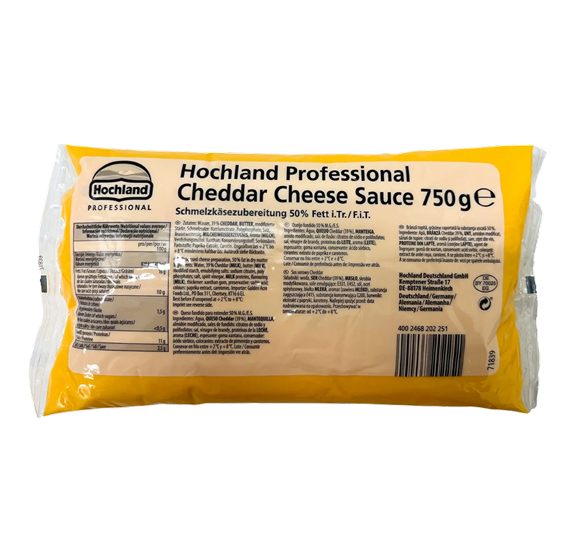Sos de brânză Cheddar