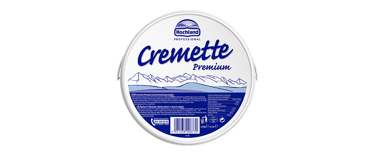 Cremă de brânză Cremette Premium